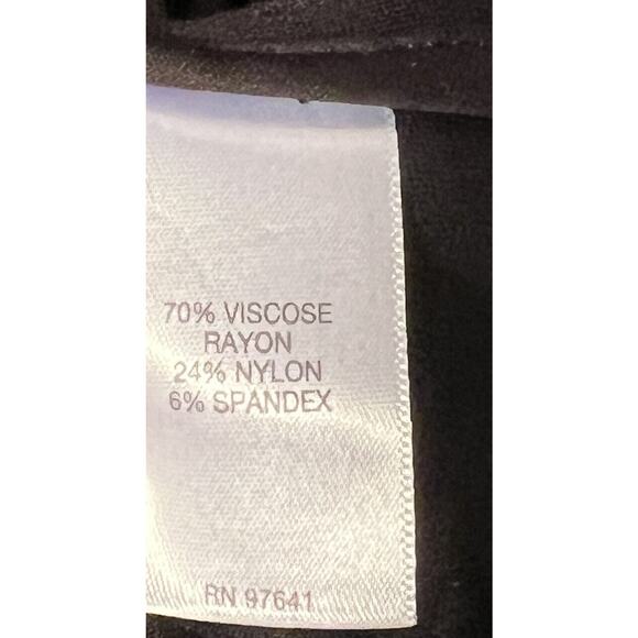J. Jill Cardigan Jacket Size S Ponte Open Pocket Front Blazer Charcoal Black - Picture 5 of 6